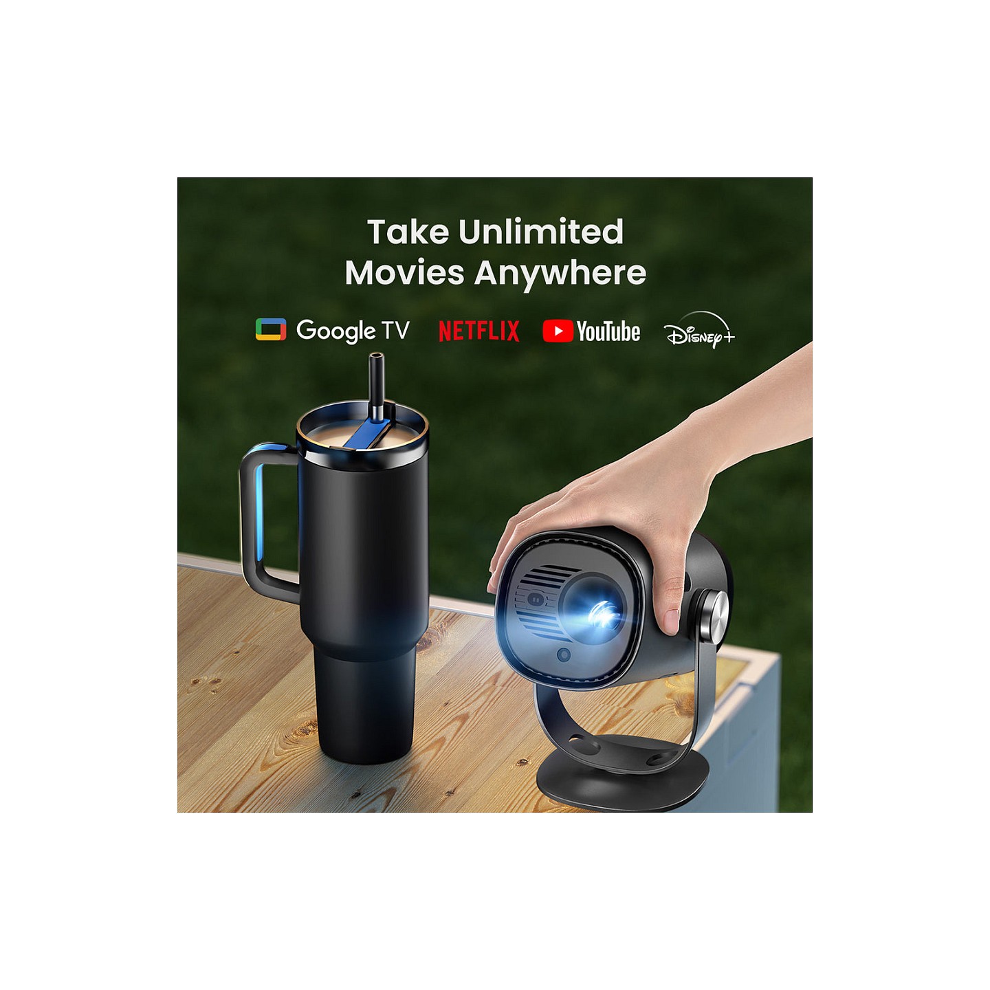 Dangbei Freedo tragbarer Mini-Beamer 450 Lumen — Buy in Cyprus with Fast Delivery
