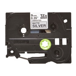 Brother P-Touch TZE-M921 schwarz auf silber-metallic matt Rolle (0.9 cm x 8 m) — Buy in Cyprus with Fast Delivery