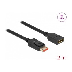 DELOCK DisplayPort Verlngerungskabel 8K 60 Hz 2 m — Buy in Cyprus with Fast Delivery