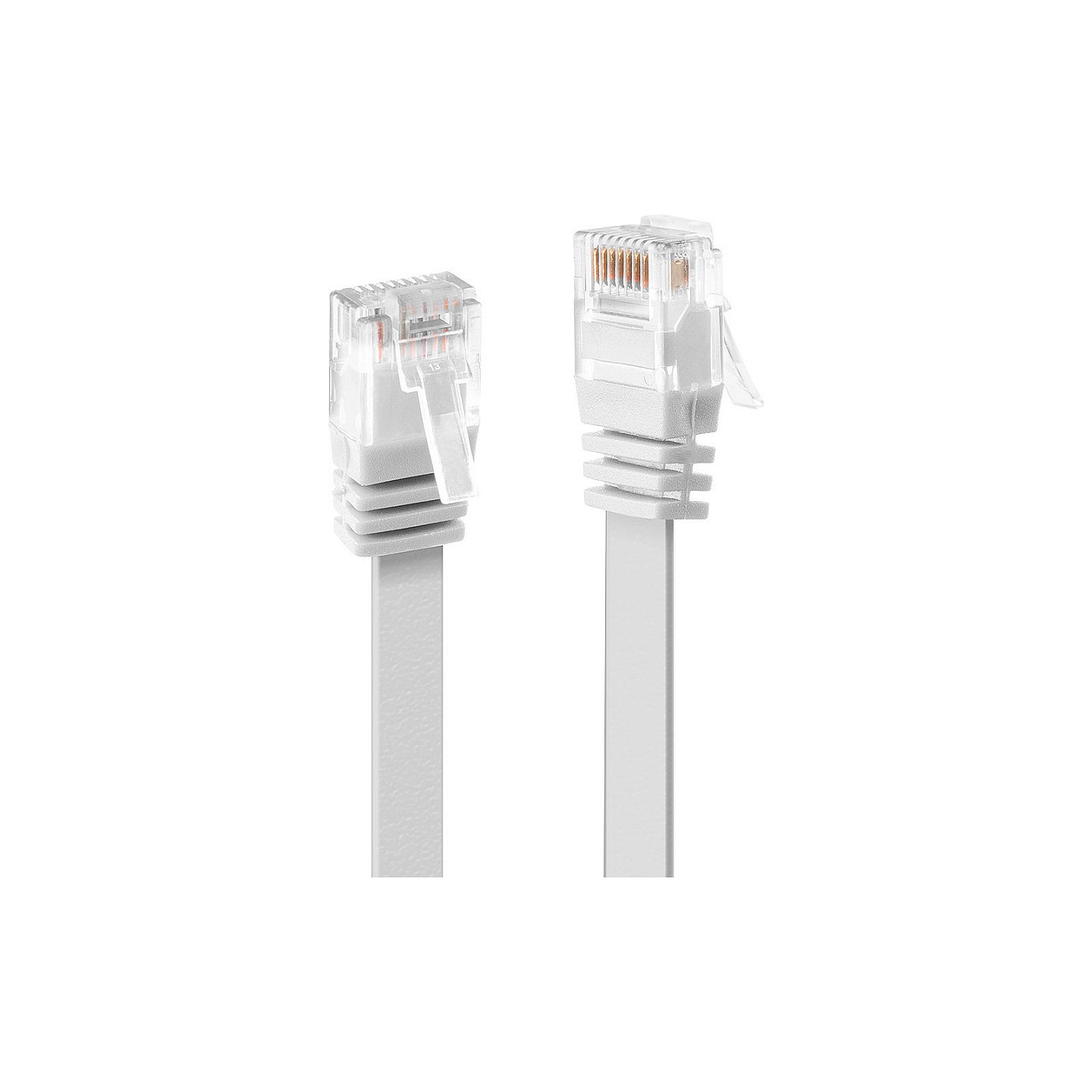 LINDY Patchkabel Cat6 Flachband ungeschirmt weiß 1.00m — Buy in Cyprus with Fast Delivery