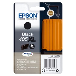 Epson 405XL - 18.9 ml - XL - Schwarz - original - Blister mit RF- akustischem Alarmsignal - Tintenpatrone