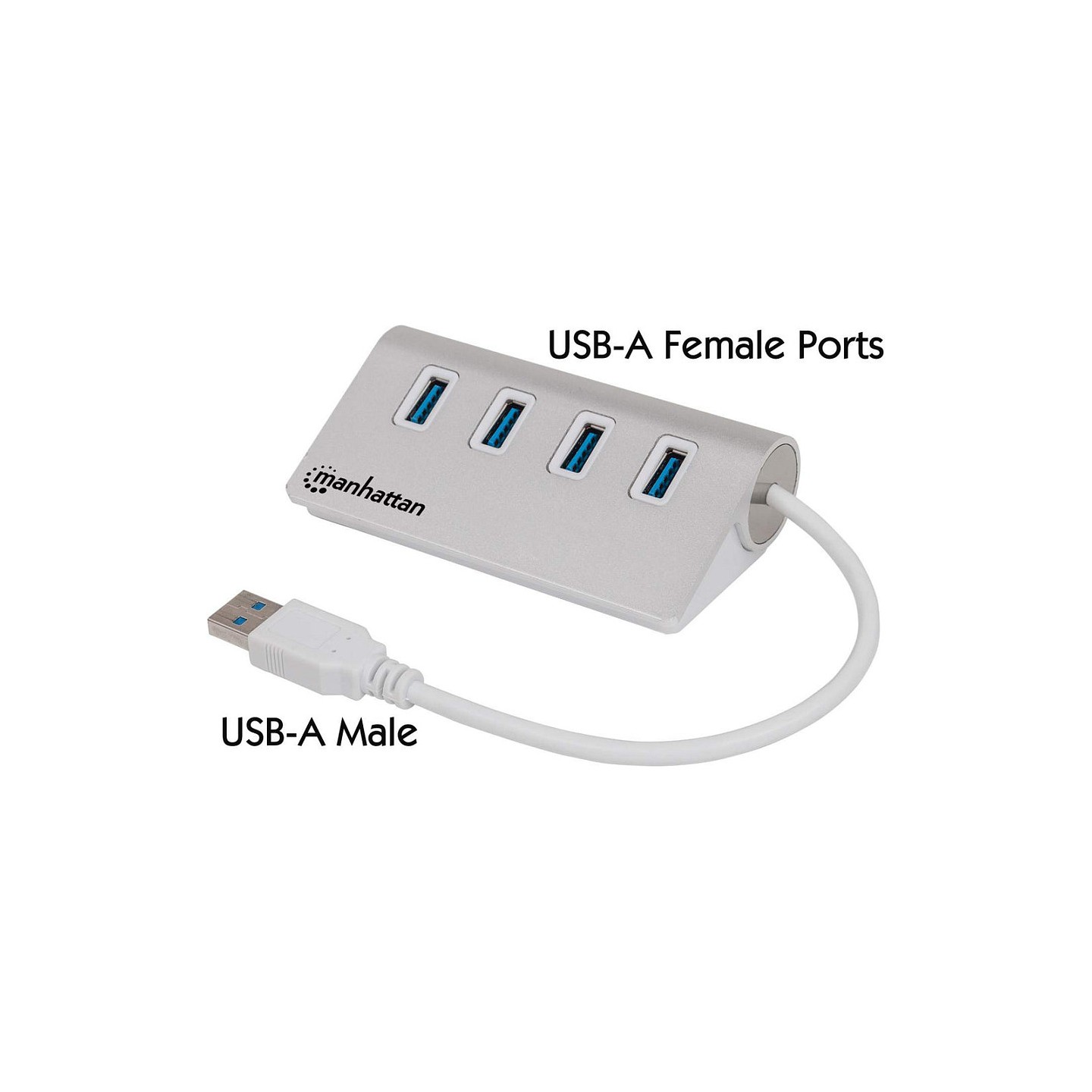 MANHATTAN Hub 4-Port 4xUSB3.0 Alu Strom: USB — Buy in Cyprus with Fast Delivery