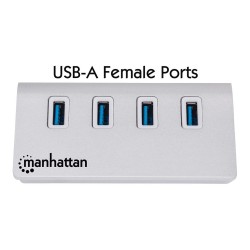 MANHATTAN Hub 4-Port 4xUSB3.0 Alu Strom: USB — Buy in Cyprus with Fast Delivery