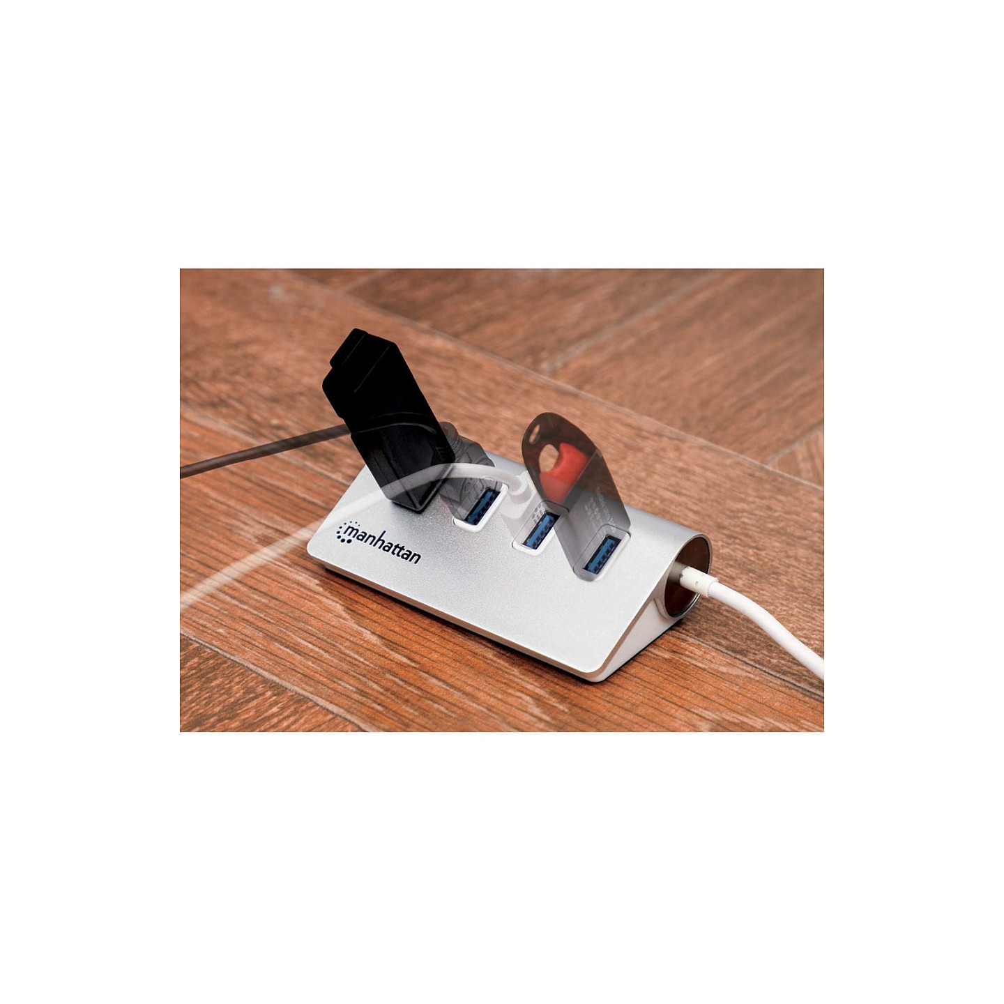 MANHATTAN Hub 4-Port 4xUSB3.0 Alu Strom: USB — Buy in Cyprus with Fast Delivery
