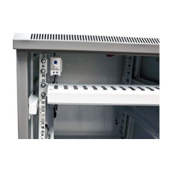 ALLNET Netzwerkschrank 19' 12HE B600 T 800mm Glastür Lichtgrau SNB-Serie — Buy in Cyprus with Fast Delivery