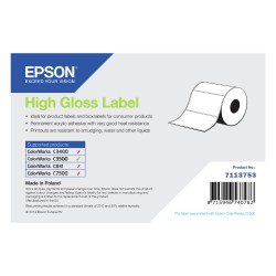 EPSON High Gloss Label 102x51mm 610 Etiketten. Die-Cut — Buy in Cyprus with Fast Delivery