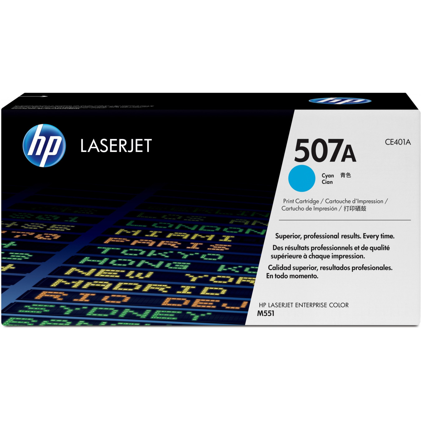 HP 507A Toner Cartridge - CE401A - Cyan Original, Standard Yield (~6000 pages), 1-pack — Buy in Cyprus with Fast Delivery