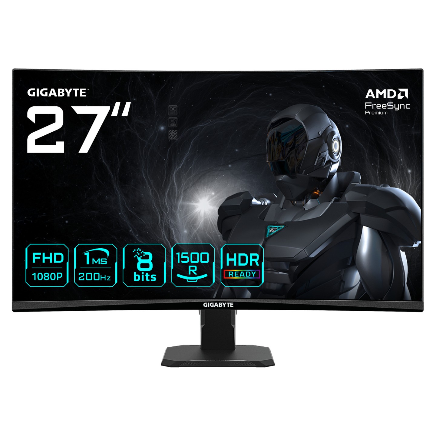 GigaByte GS27FCA Curved Gaming Monitor 68.6cm (27') — Buy in Cyprus with Fast Delivery