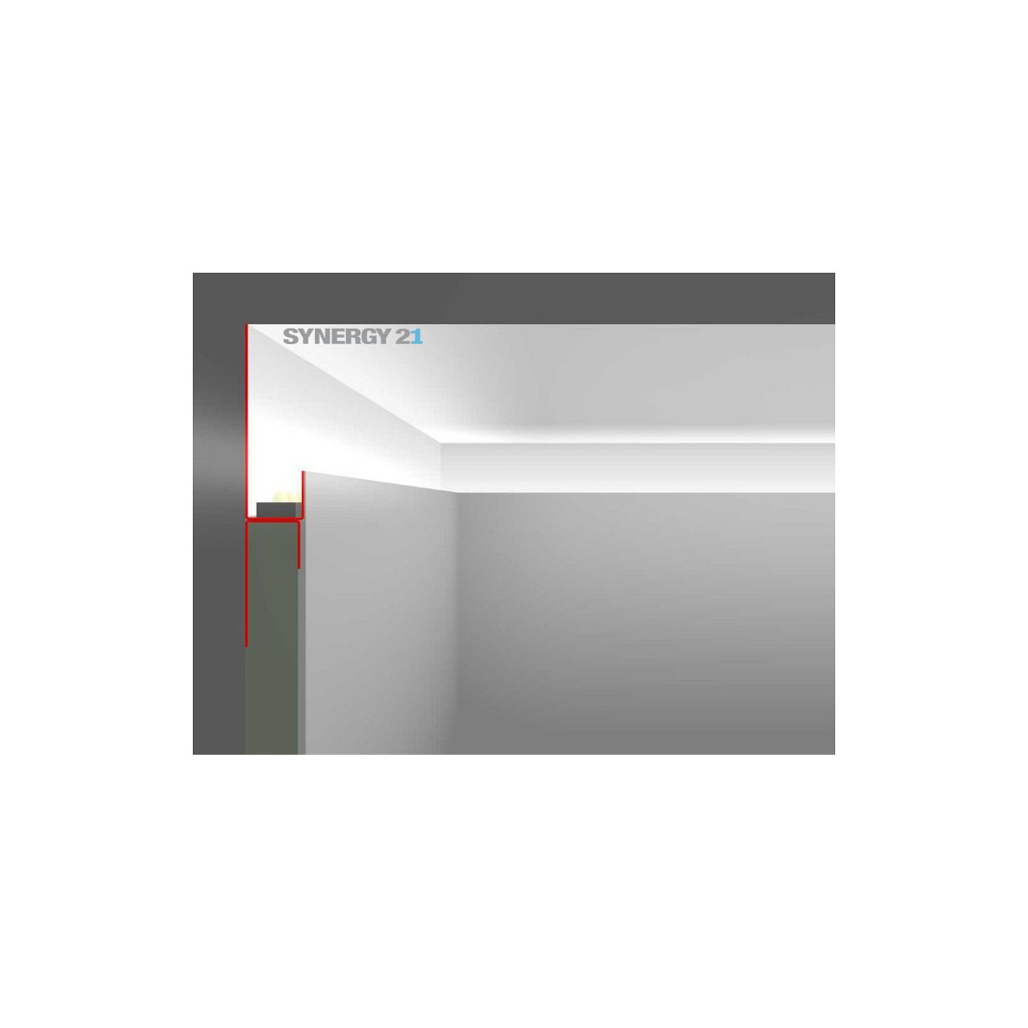 Synergy 21 LED Profil 200cm. Zinkblech TYP-B20 — Buy in Cyprus with Fast Delivery