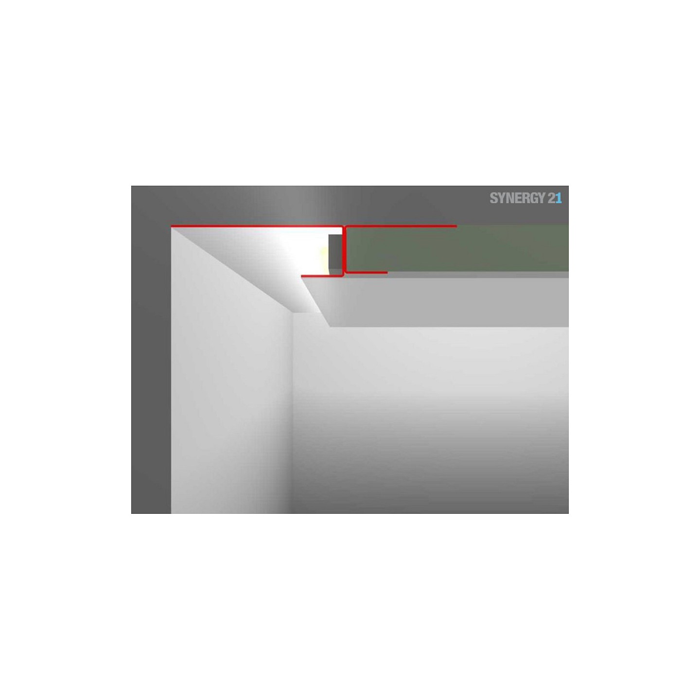 Synergy 21 LED Profil 200cm. Zinkblech TYP-B20 — Buy in Cyprus with Fast Delivery