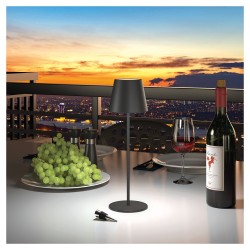 RealPower LED-Tischlampe dimmbar kalt warm mit Akku. schwar — Buy in Cyprus with Fast Delivery