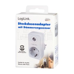 Logilink Steckdosenadapter mit Dämmerungssensor. 1xCEE 7 3 — Buy in Cyprus with Fast Delivery