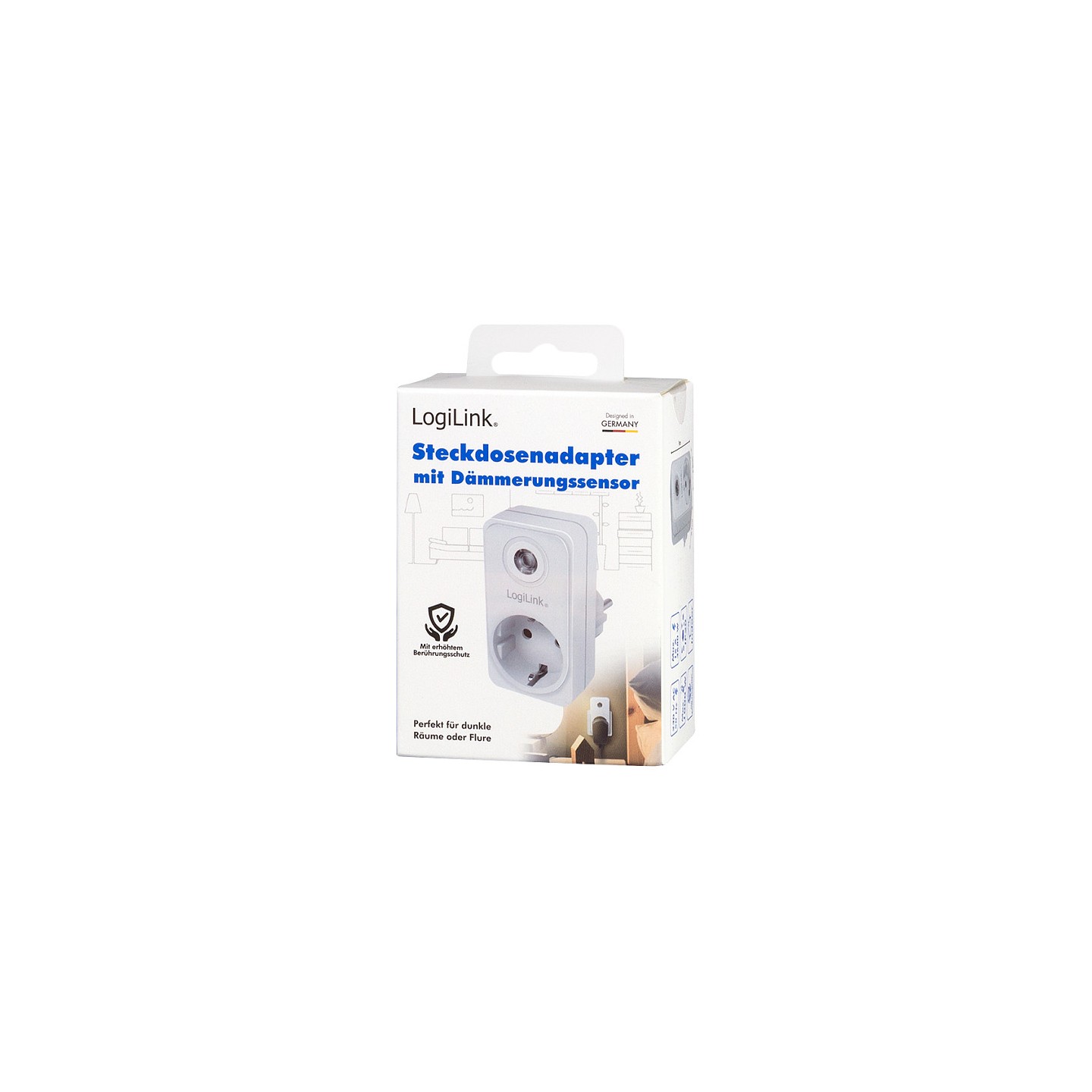 Logilink Steckdosenadapter mit Dämmerungssensor. 1xCEE 7 3 — Buy in Cyprus with Fast Delivery