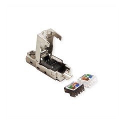 VALUE feldkonfektionierbarer RJ-45 Stecker Cat.6A (Class EA). STP — Buy in Cyprus with Fast Delivery