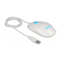 Optische 3-Tasten LED Maus USB Typ-A weiß — Buy in Cyprus with Fast Delivery