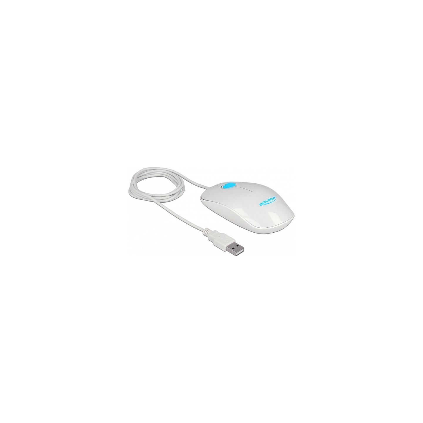 Optische 3-Tasten LED Maus USB Typ-A weiß — Buy in Cyprus with Fast Delivery