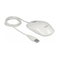 Optische 3-Tasten LED Maus USB Typ-A weiß — Buy in Cyprus with Fast Delivery