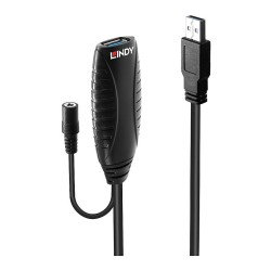 LINDY USB 3.0 Aktiv-Verlängerung Typ A A M F 10m — Buy in Cyprus with Fast Delivery