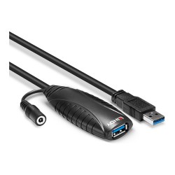 LINDY USB 3.0 Aktiv-Verlängerung Typ A A M F 10m — Buy in Cyprus with Fast Delivery