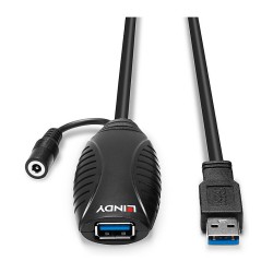LINDY USB 3.0 Aktiv-Verlängerung Typ A A M F 10m — Buy in Cyprus with Fast Delivery