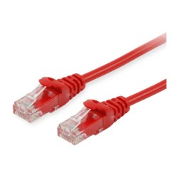 Equip Patchkabel Cat6A U UTP 2xRJ45 5.00m rot LSZH Polybeutel — Buy in Cyprus with Fast Delivery