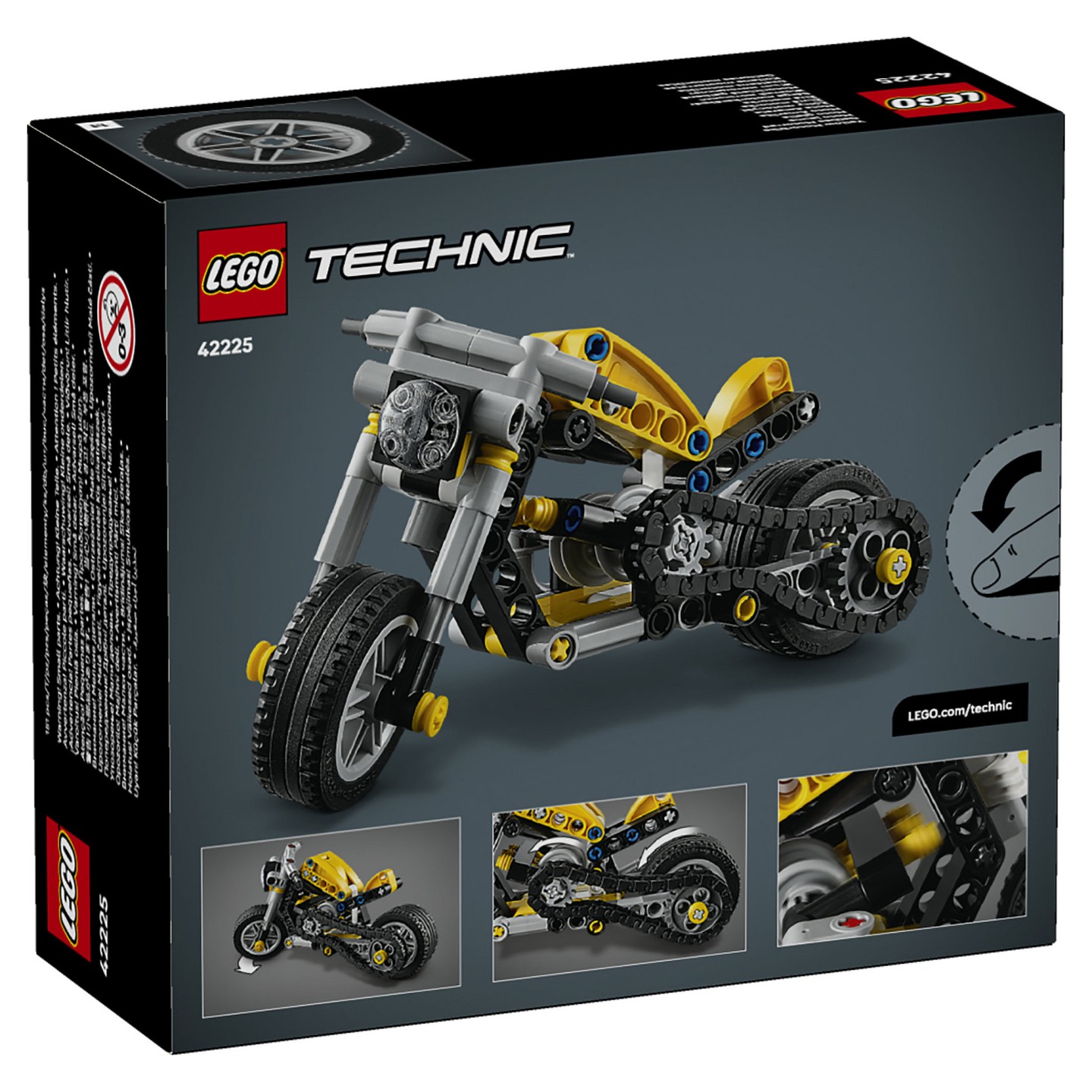 LEGO 42225 Technic Gelbes Motorrad — Buy in Cyprus with Fast Delivery
