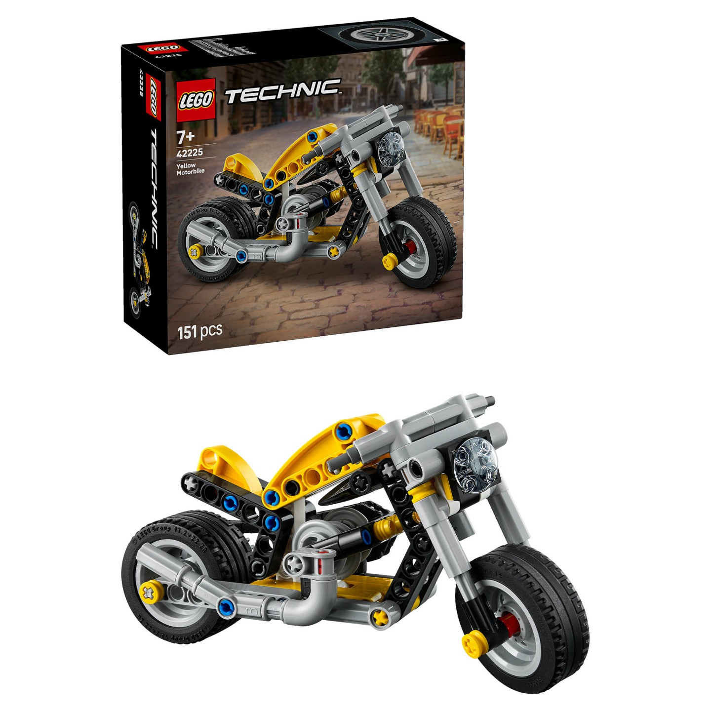 LEGO 42225 Technic Gelbes Motorrad — Buy in Cyprus with Fast Delivery