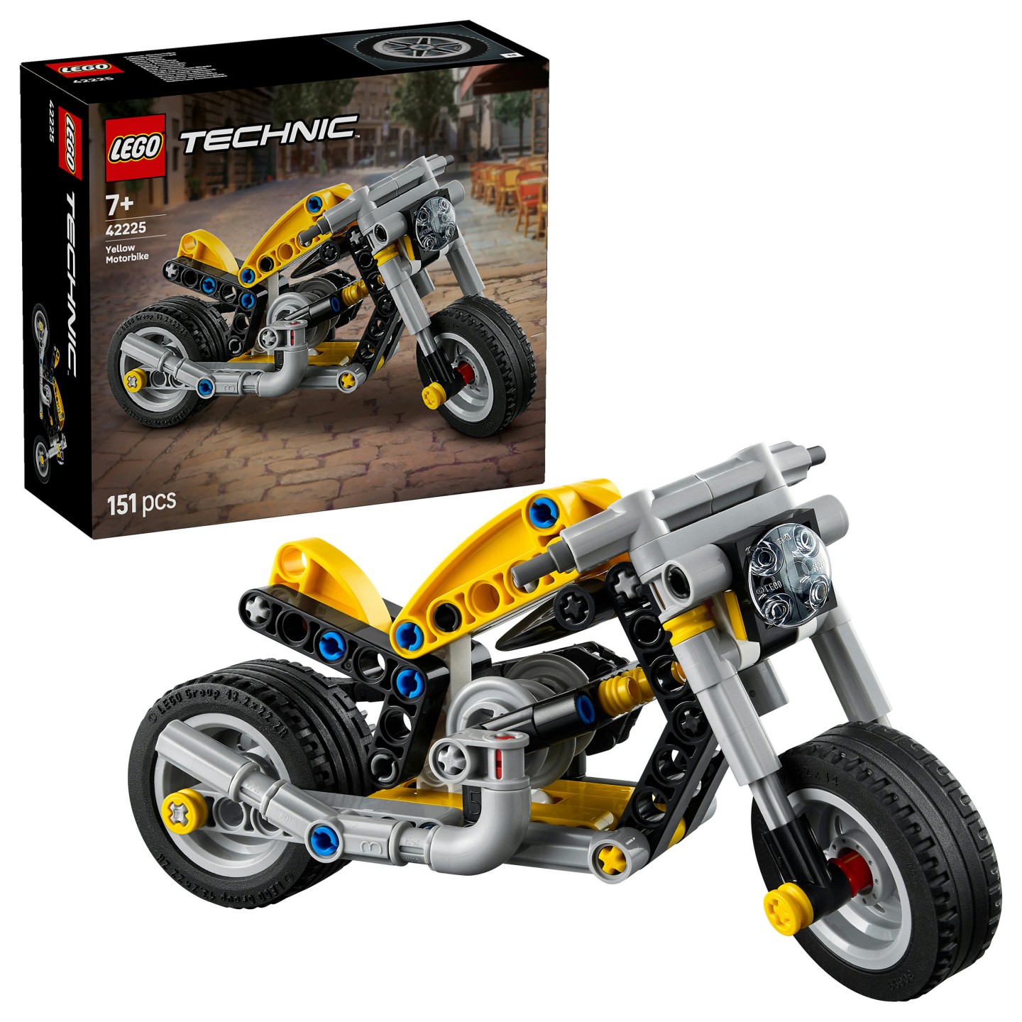 LEGO 42225 Technic Gelbes Motorrad — Buy in Cyprus with Fast Delivery