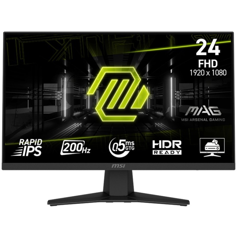 Buy MSI MAG 244F - 23.6" Rapid IPS Gaming Monitor - FHD 1920x1080, 200Hz, 0.5ms,... in Cyprus, Nicosia, Limassol, Larnaka, Pafos