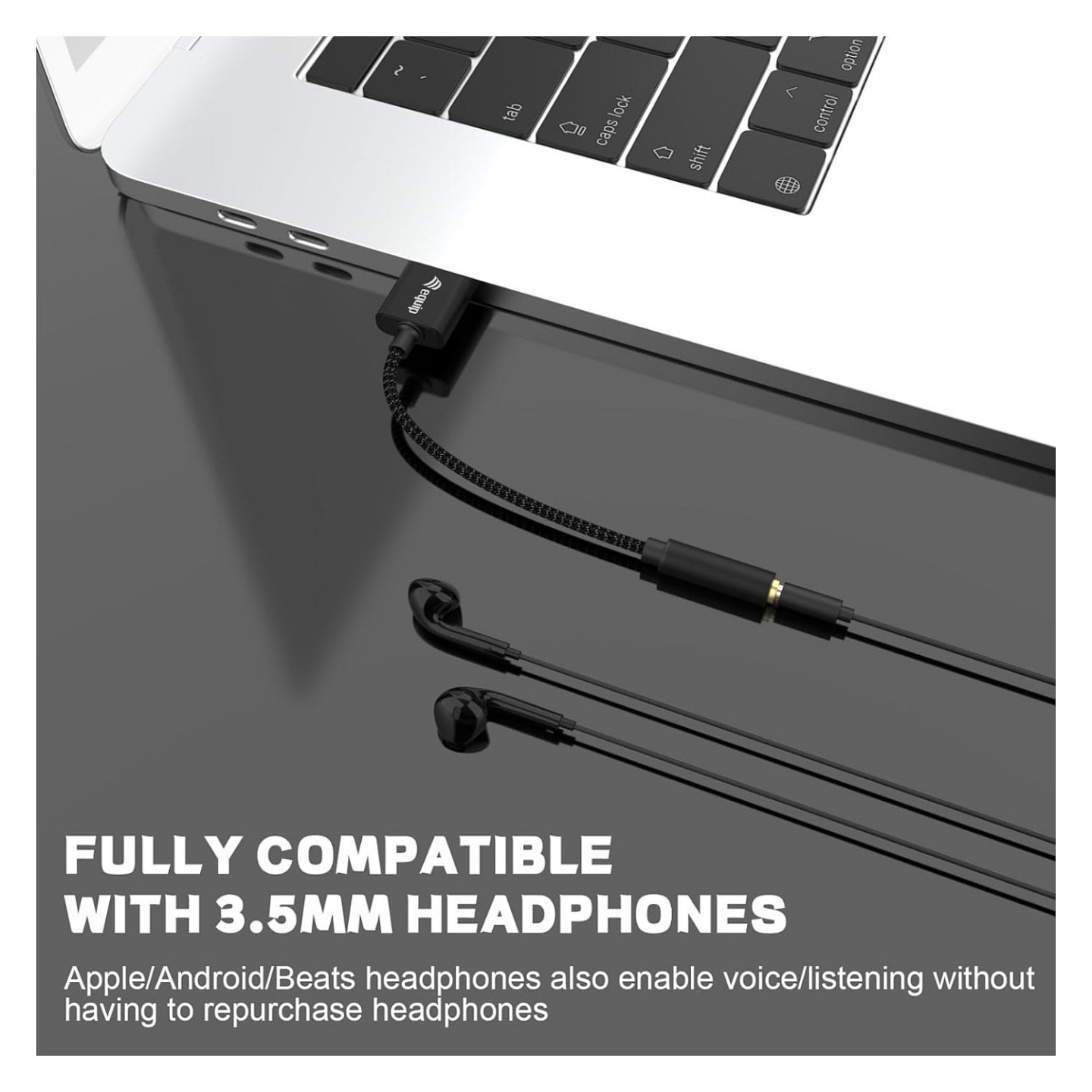 Equip Adapter USB-A- to 4-Pin 3.5mm St Bu DAC 0.15m beige — Buy in Cyprus with Fast Delivery