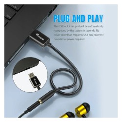 Equip Adapter USB-A- to 4-Pin 3.5mm St Bu DAC 0.15m beige — Buy in Cyprus with Fast Delivery