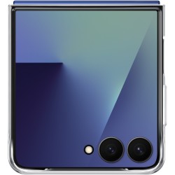 Buy Samsung Clear Case - Galaxy Z Flip7 - Transparent Silicone Clear Cover in Cyprus, Nicosia, Limassol, Larnaka, Pafos