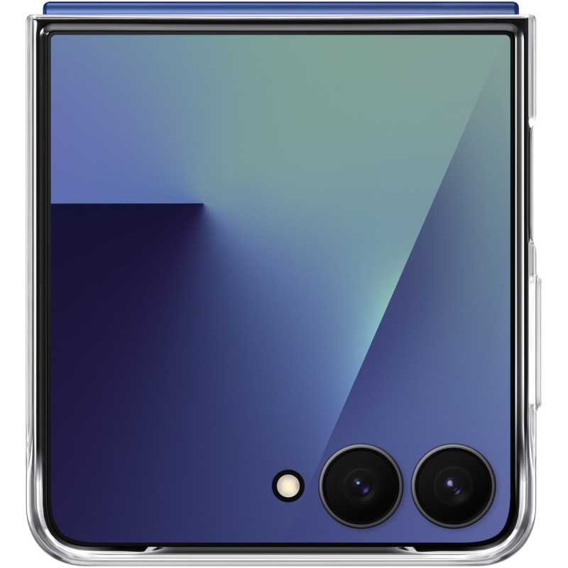 Buy Samsung Clear Case - Galaxy Z Flip7 - Transparent Silicone Clear Cover in Cyprus, Nicosia, Limassol, Larnaka, Pafos