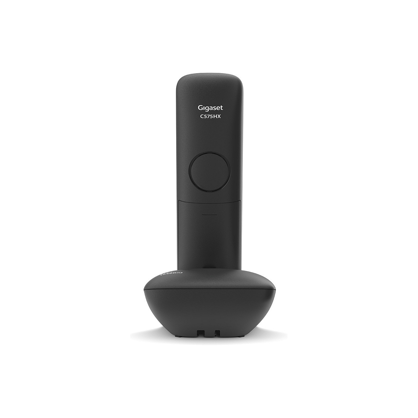GIGASET C575HX schwarz 5.8 cm 2.2 Zoll TFT Farbdisplay Freisprechen Telefonbuch HD Voice fr DECT Basisstationen und R...