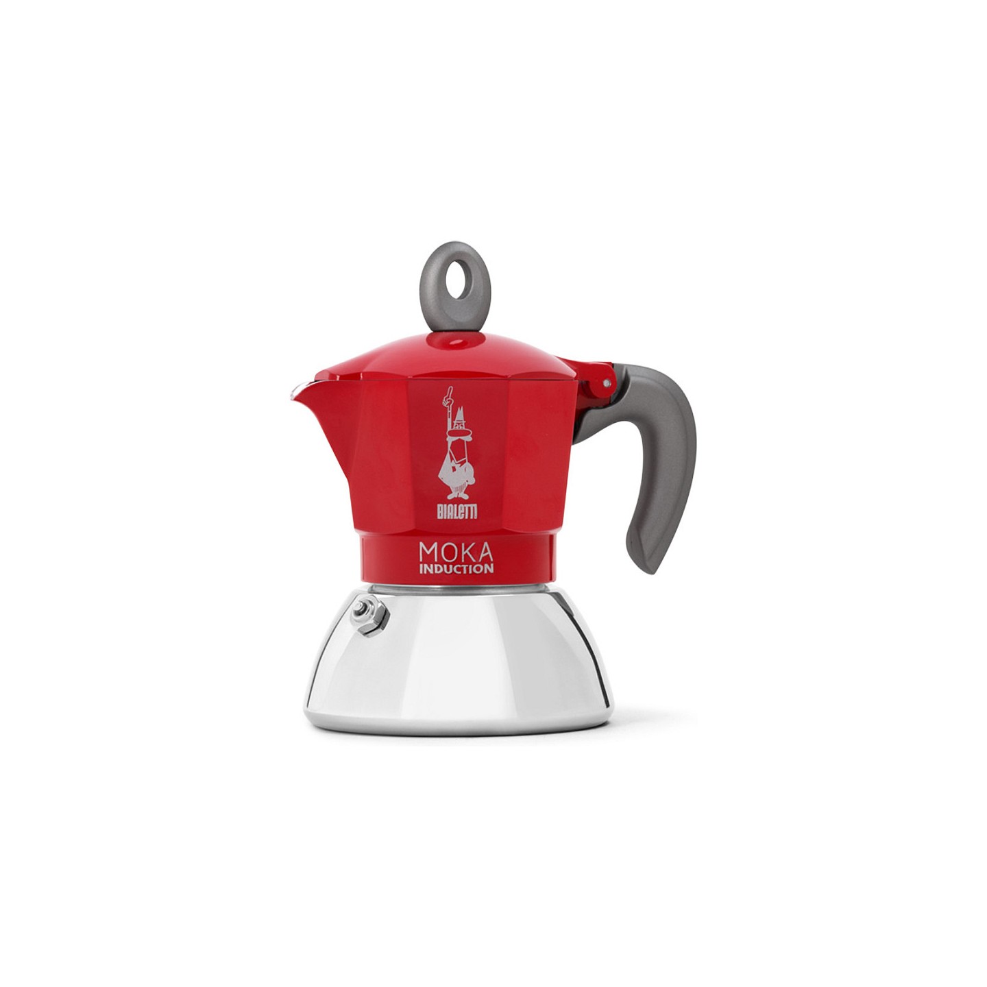Bialetti MOKA 2TZ Induction red — Buy in Cyprus with Fast Delivery