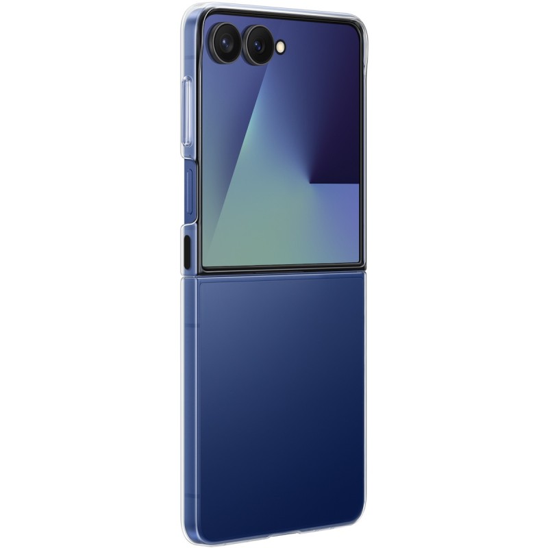 Buy Samsung Clear Case - Galaxy Z Flip7 - Transparent Silicone Clear Cover in Cyprus, Nicosia, Limassol, Larnaka, Pafos