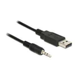 DeLock Konverter USB 2.0 Stecker to TTL 2.5 mm 3 Pin Klinkenstecker 1.8 m (5 V) — Buy in Cyprus with Fast Delivery