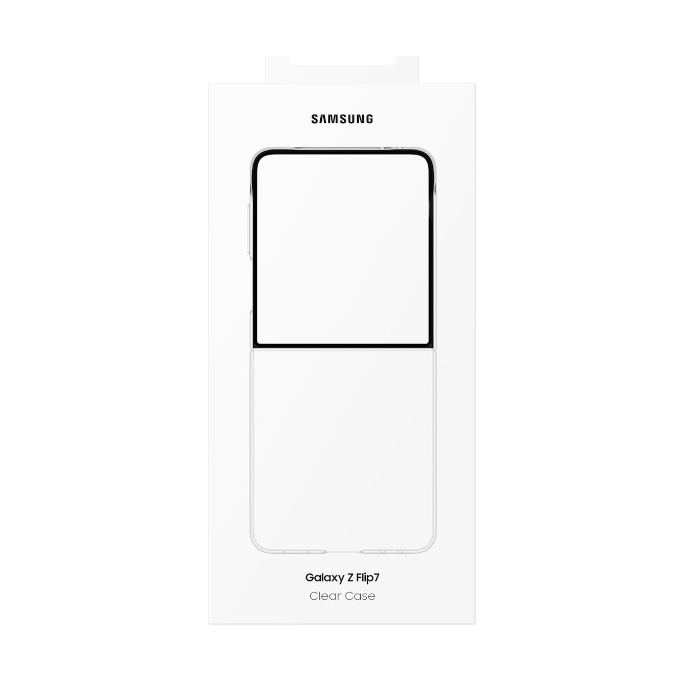 Samsung Clear Case - Galaxy Z Flip7 - Transparent Silicone Clear Cover — Buy in Cyprus with Fast Delivery