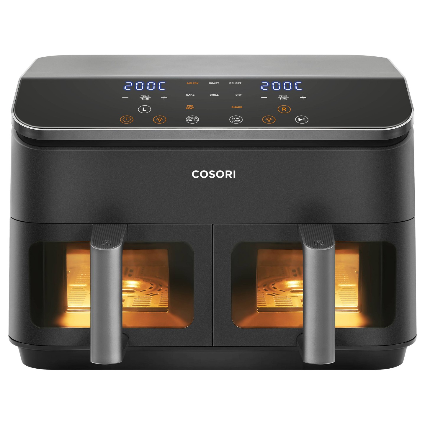 Cosori Dual Basket Heißluftfritteuse Schwarz — Buy in Cyprus with Fast Delivery