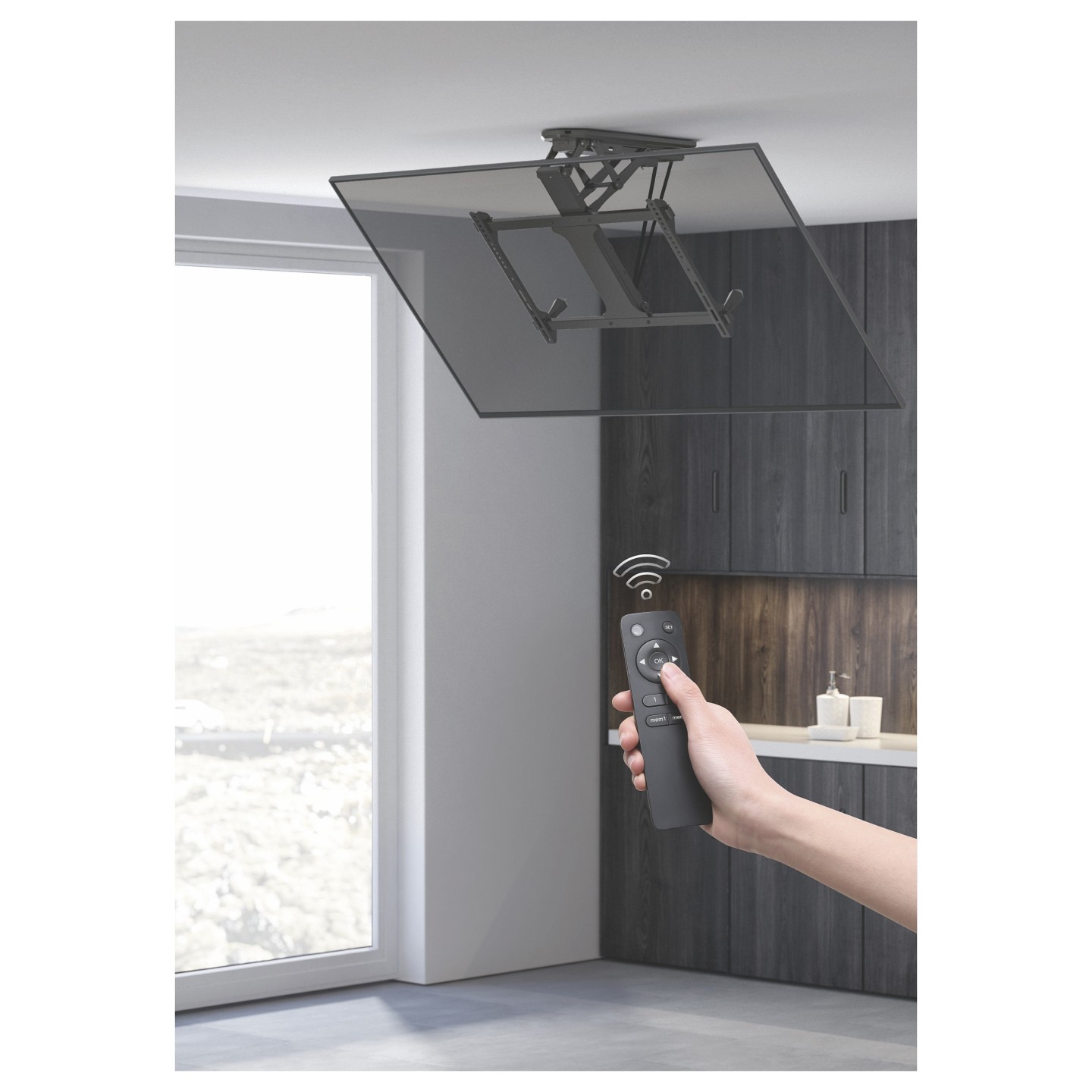 Equip Deckenhalterung 32'-70' 1TFT 35kg motorisiert sw lite Retail — Buy in Cyprus with Fast Delivery