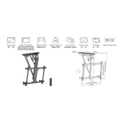 Equip Deckenhalterung 32'-70' 1TFT 35kg motorisiert sw lite Retail — Buy in Cyprus with Fast Delivery