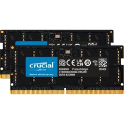 Buy Crucial - CT2K32G56C46S5 - DDR5 SO-DIMM 64GB (2x32GB) 5600MT/s CL46 On-Die ECC in Cyprus, Nicosia, Limassol, Larnaka, Pafos