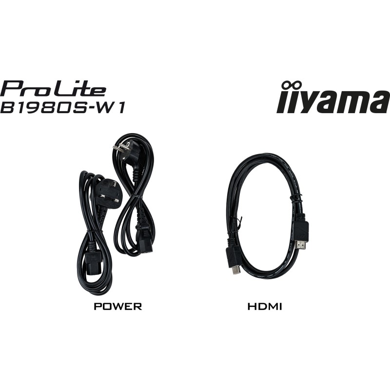 Buy iiyama ProLite B1980S-W1 - 19" (48 cm) 5:4 TN LED Monitor - HDMI 1.4 & DP 1.... in Cyprus, Nicosia, Limassol, Larnaka, Pafos