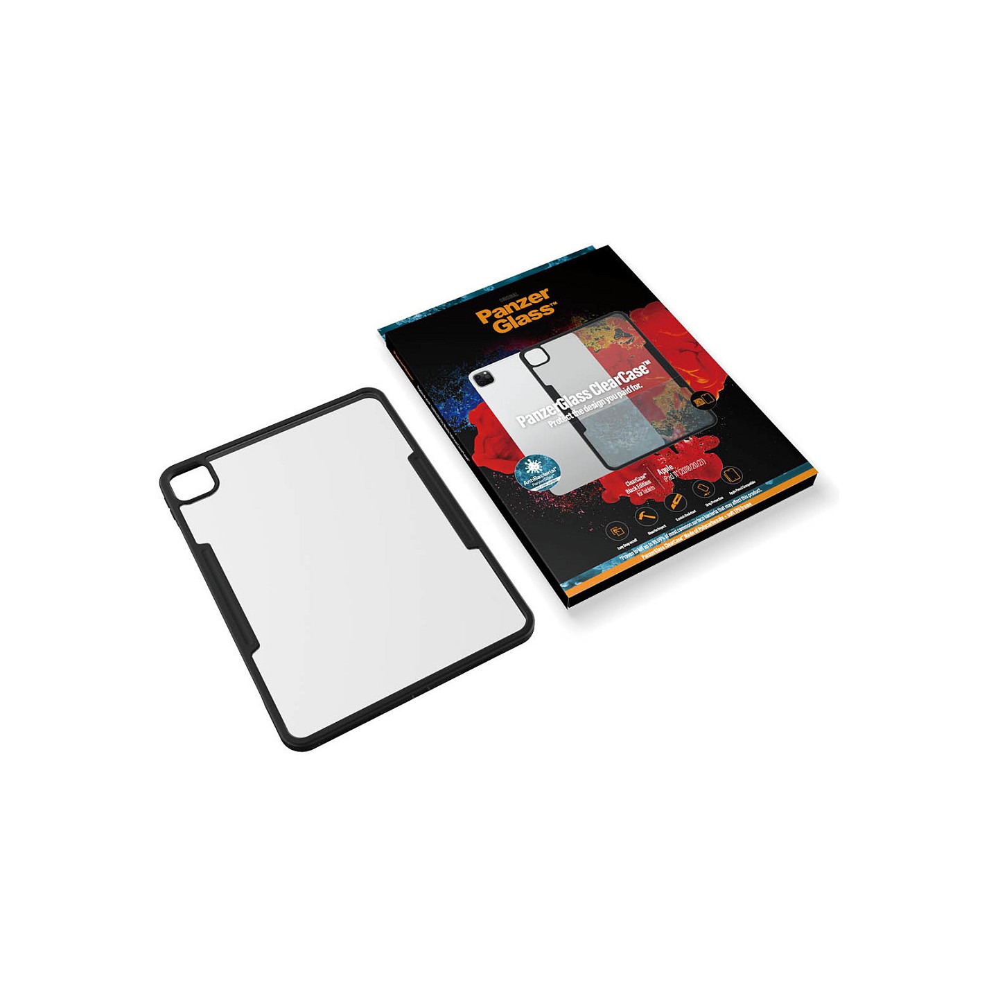 PanzerGlass ClearCase Apple iPad 11 (2018 2020 2021). Black — Buy in Cyprus with Fast Delivery
