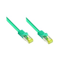 GoodConnections RJ45 Patchkabel mit Cat. 7 Rohkabel und Rastnasenschutz (). S FTP. PiMF. halogenfrei. 500MHz. OFC. gr...