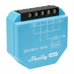 Shelly Relais '2L Gen3' WLAN BT — Buy in Cyprus with Fast Delivery