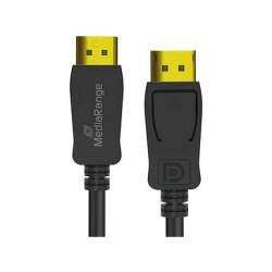 MediaRange DisplayPort Kabel. Ver. 2.1. 40 Gbps. 2.0m. sw — Buy in Cyprus with Fast Delivery