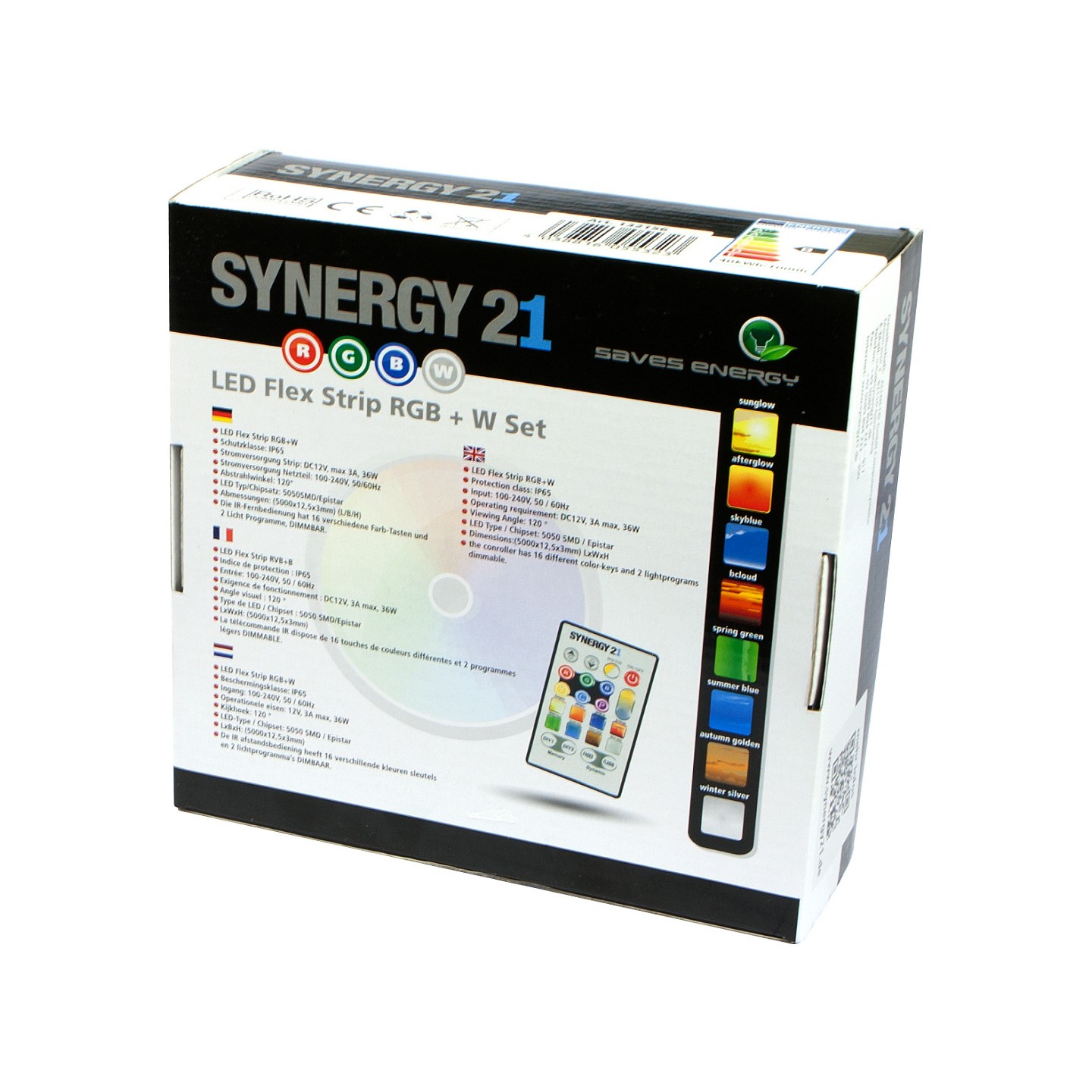 Synergy 21 LED Flex Strip 5050 - 30 RGB-W DC12V KOMPLETT Set V2 — Buy in Cyprus with Fast Delivery