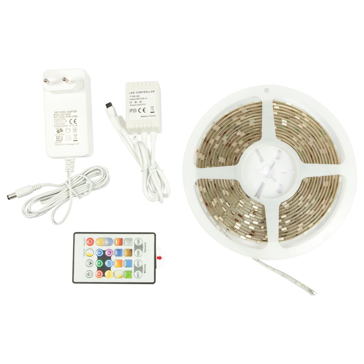 Synergy 21 LED Flex Strip 5050 - 30 RGB-W DC12V KOMPLETT Set V2 — Buy in Cyprus with Fast Delivery