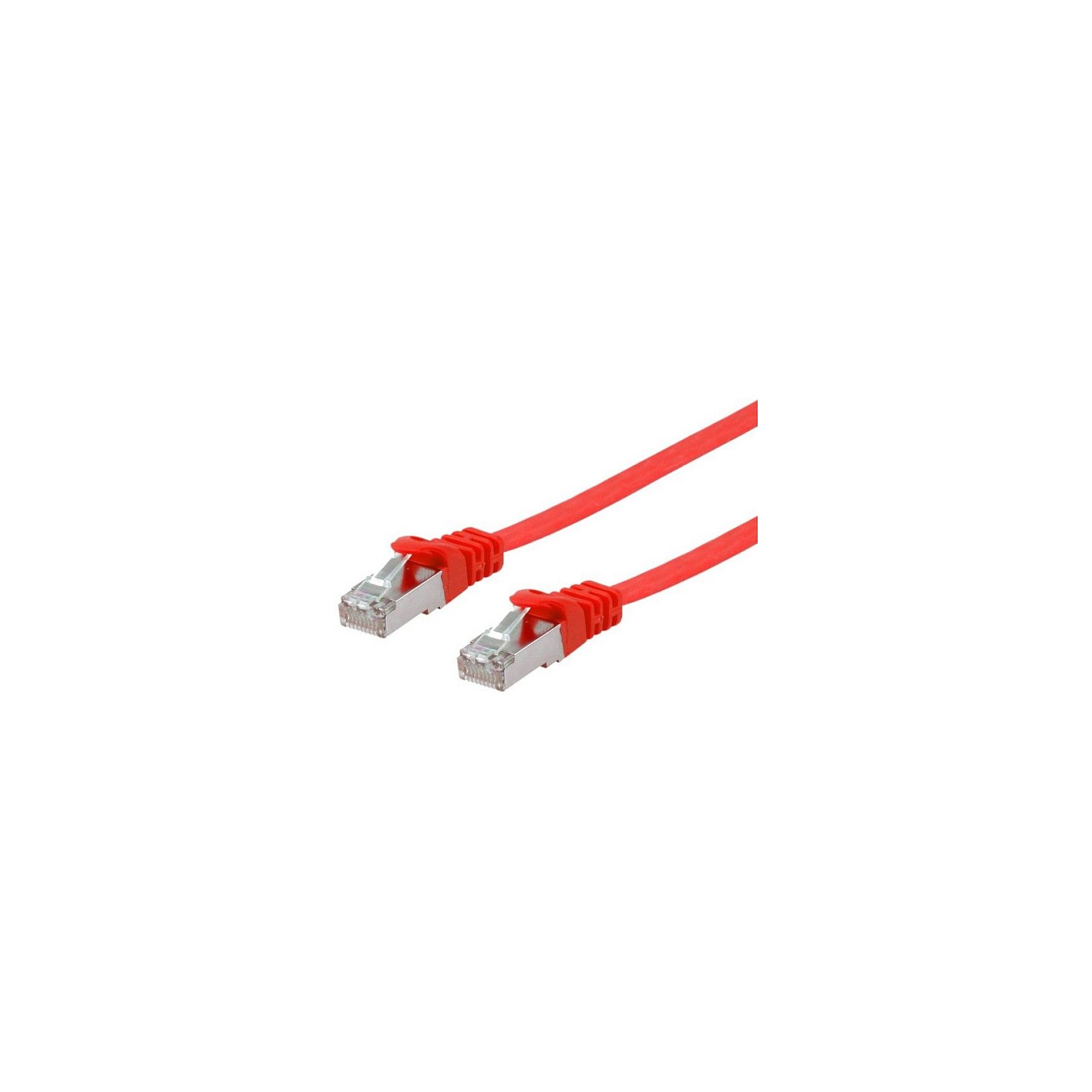 Equip Patchkabel Cat6A U FTP 2xRJ45 3.00m rot Flach LSZH Polybeutel — Buy in Cyprus with Fast Delivery